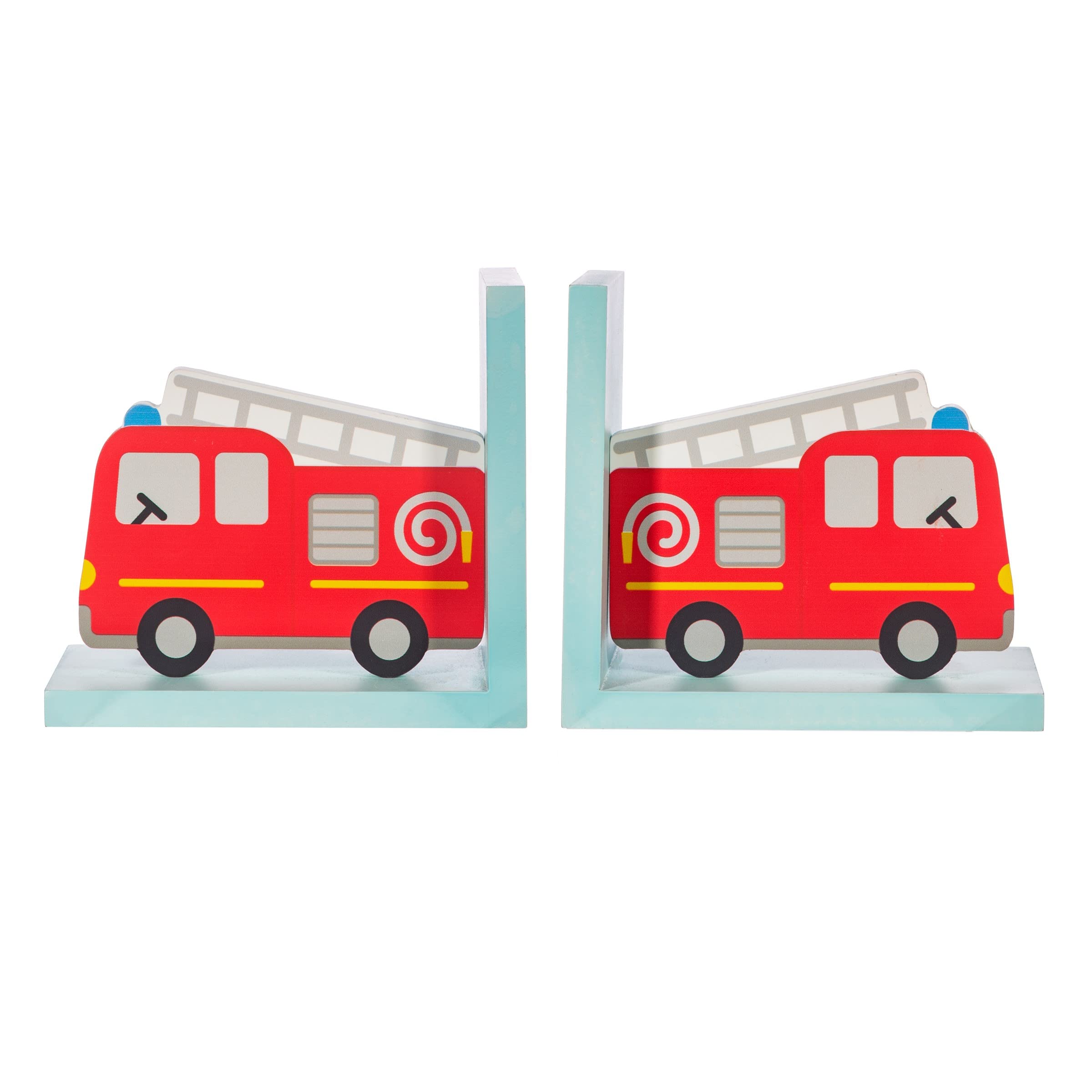 Sass & Belle Red Fire Engine Bookends