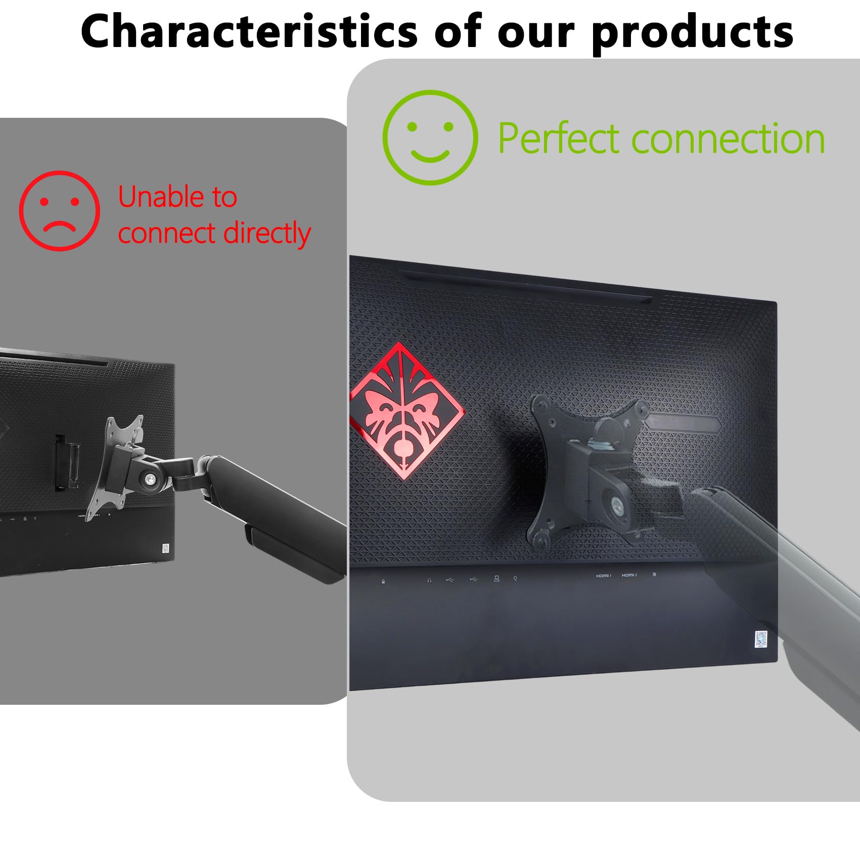 hp - 最安値OMEN X25f 本体、スタンド、アーム用変換、ac アダプタ Amazon.co.jp: Yunquehe OMEN X 25 VESAマウントアダプター HP OMEN X