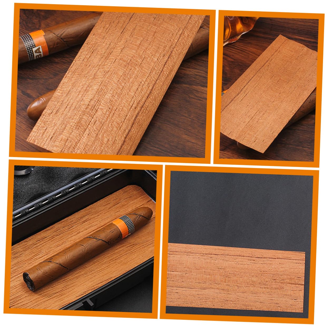 ABOOFAN 10pezzi Cedro Per Humidor Da Accessori Per Scatole e Barattoli Design Elegante e Funzionale Facile Da Usare