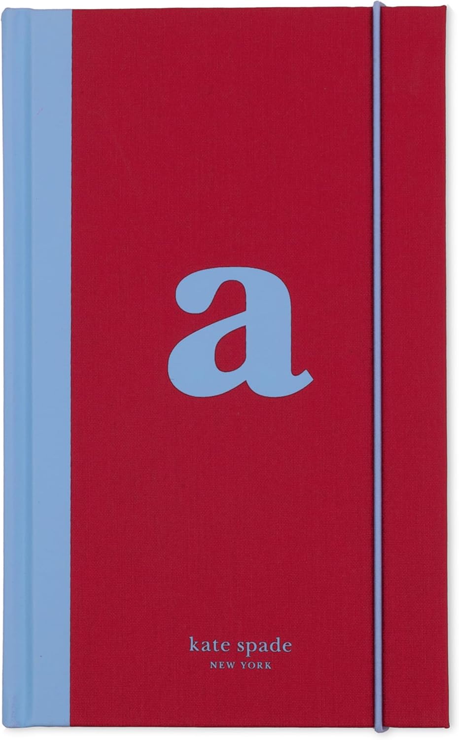 kate spade new york Just Mine Notebook Journal, Monogram Cloth Hardcover Journal, 8.25" x 5.25", Diary Includes 168 Lined Pages, A