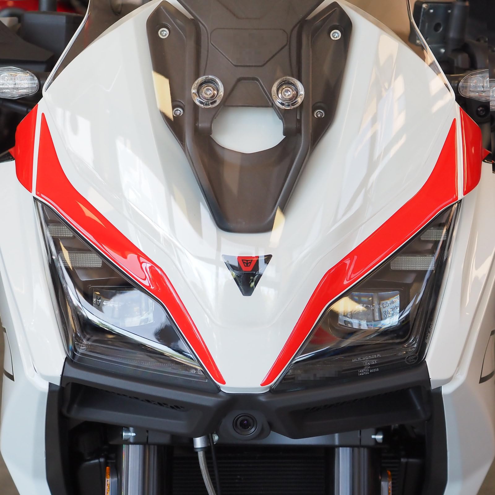 Resin Bike Adesivi Moto Compatibile con Moto Morini X-Cape 700 2025-2026. Protezione Cupolino Frontale da Urti e Graffi. Adesivi Resinati con Effetto 3D Made in Italy