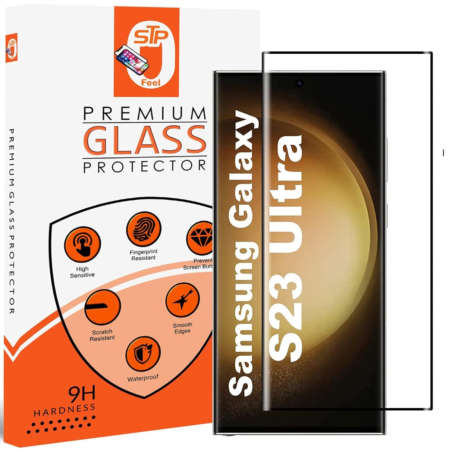 Advanced HD+ Black Border Tempered Glass Screen Protector Compatible for Samsung Galaxy S23 ultra 5G (6.8 Inch, Pack of 1) | Full Screen Coverage (except edges) Screen Protector Guard-image-42