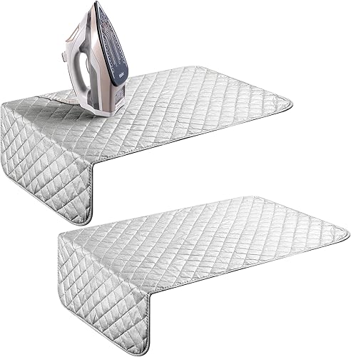 Oudain 2 alfombrillas magnéticas de planchado manta de planchado portátil almohadilla de planchado plegable cubierta alternativa para tabla de