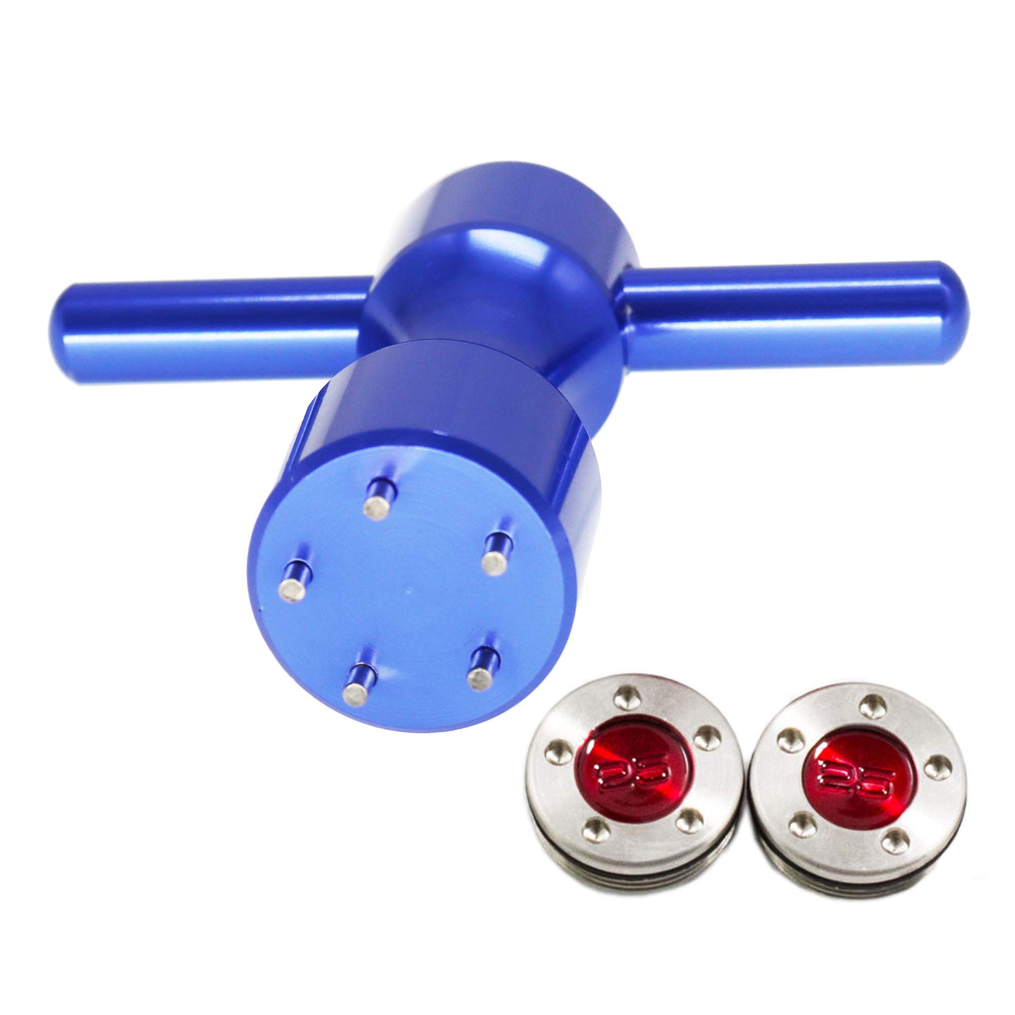 HISTAR 2 pesi da golf personalizzati da 25 g + chiave blu per putter Titleist Scotty Cameron