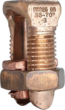 Gardner Bender GSBC-2/0 Solid Copper Split Bolt Connector, 2-00 AWG
