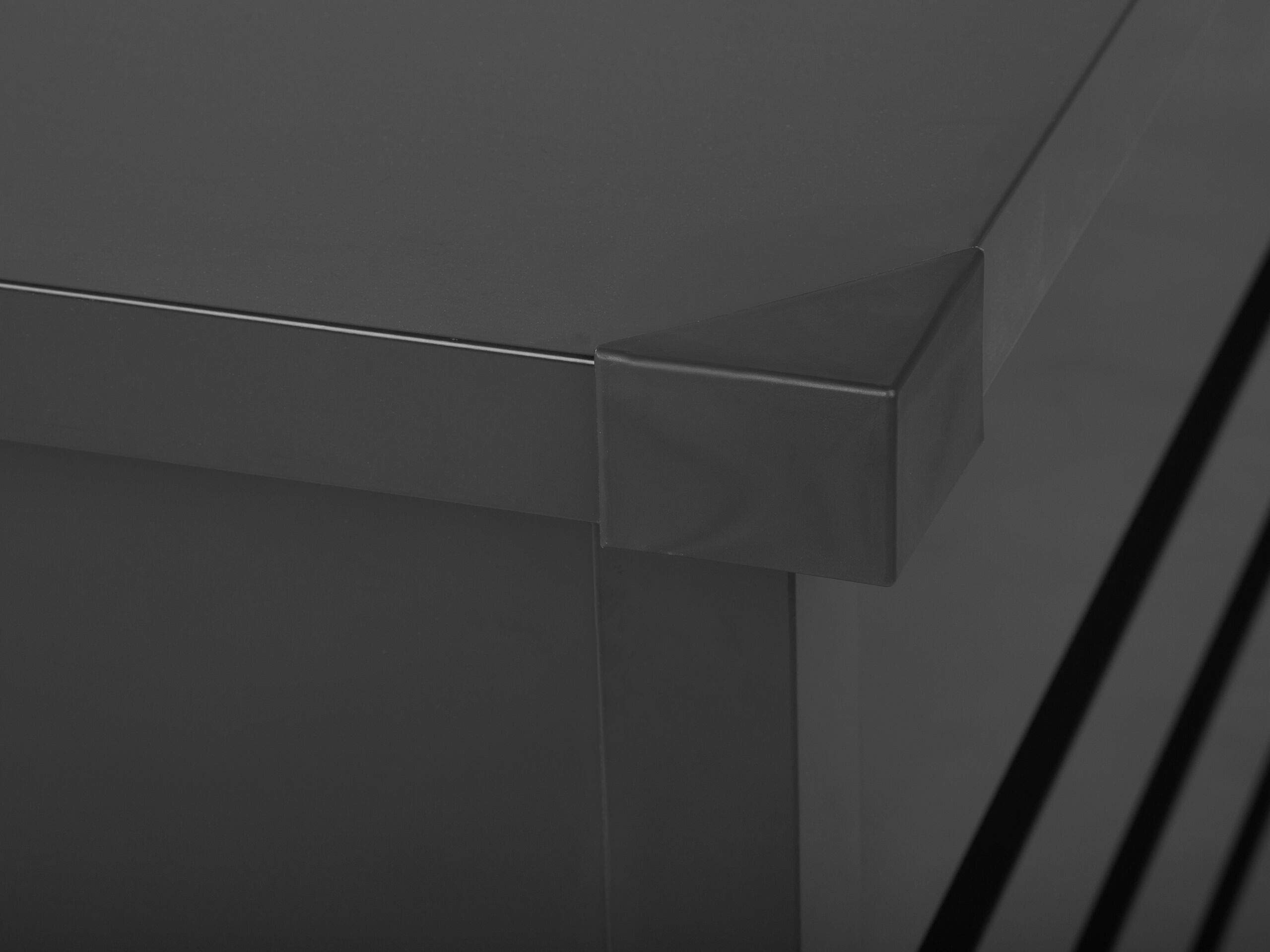 Beliani Coffre de Rangement Extérieur Acier Galvanisé 300 Litres 100 x 62 cm Gris Foncé