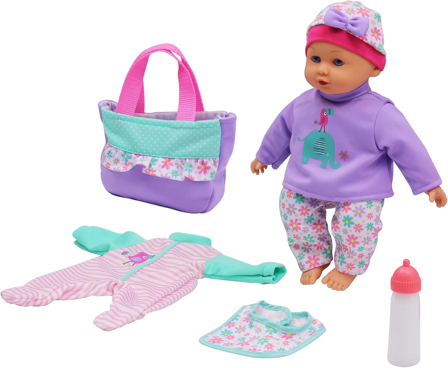 Dream Collection, Baby Keepsake Gift Set - Lifelike Baby Doll and Accessories for Realistic Pretend Play, Hard Body - 14”