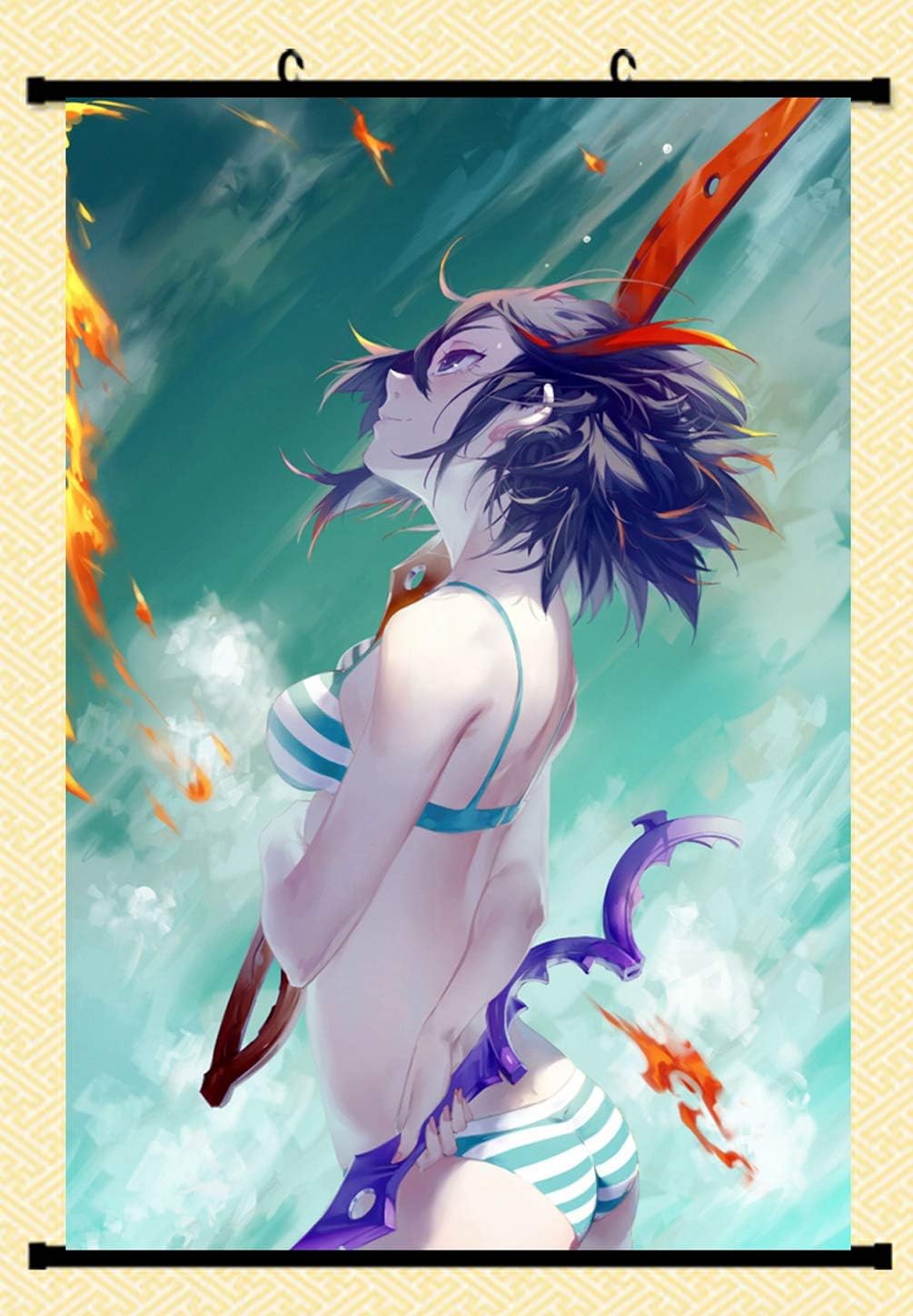 Home Decor Japanese Anime Kill la Kill Matoi Ryuko Poster Wall Scroll Sexy Cosplay 24.5x34.5 Inches -P129130001