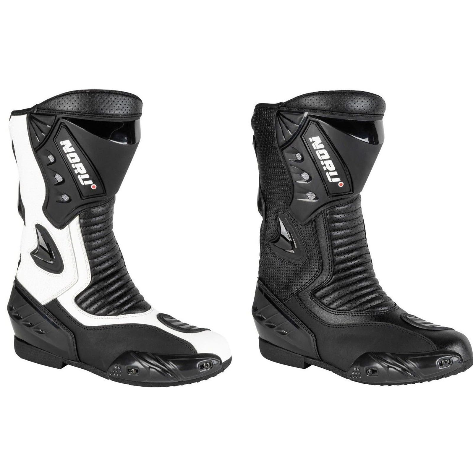 BOTTES MOTO RACING CUIR ANTI TORSION SLIDERS ASPIDEX
