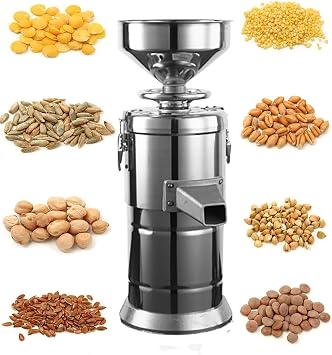 Electric Nut Butter Grinder Machine for Peanut Almond Cashew Walnut Sesame, High Yield 90%-95%, Perfect for Homemade Sauces and Spreads