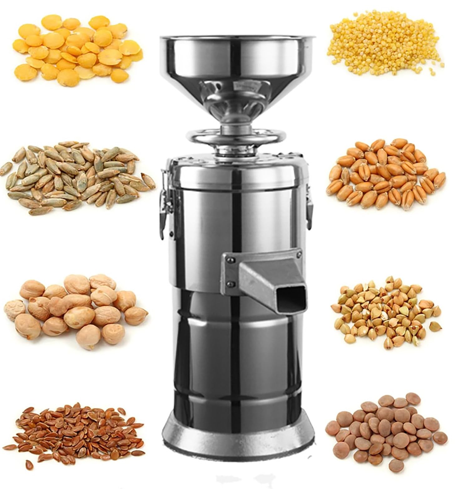 Machine à moudre le beurre d'arachide domestique Moulin à grains électrique Rendement de la sauce 90%-95% Machine à beurre de noix pour amandes et noix