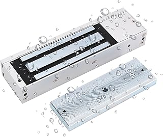Electromagnetic Lock Waterproof 1200LBS 500KG Holding Force Electric Magnetic Door Lock 12V Fail Safe NC Mode for Access Control System