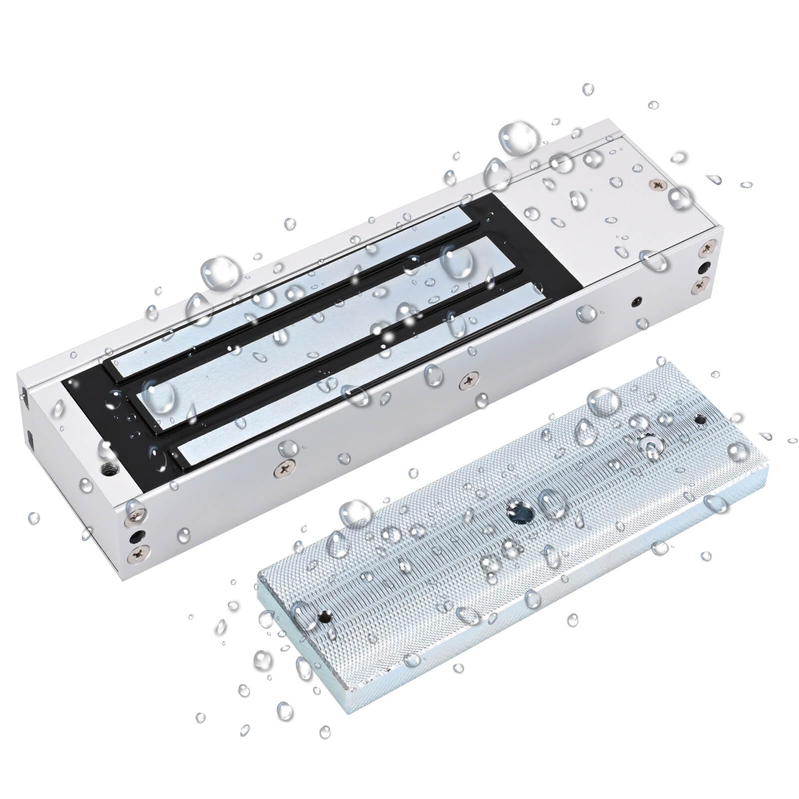 Serrure de porte magnétique électrique 12V étanche avec rétention 500kg