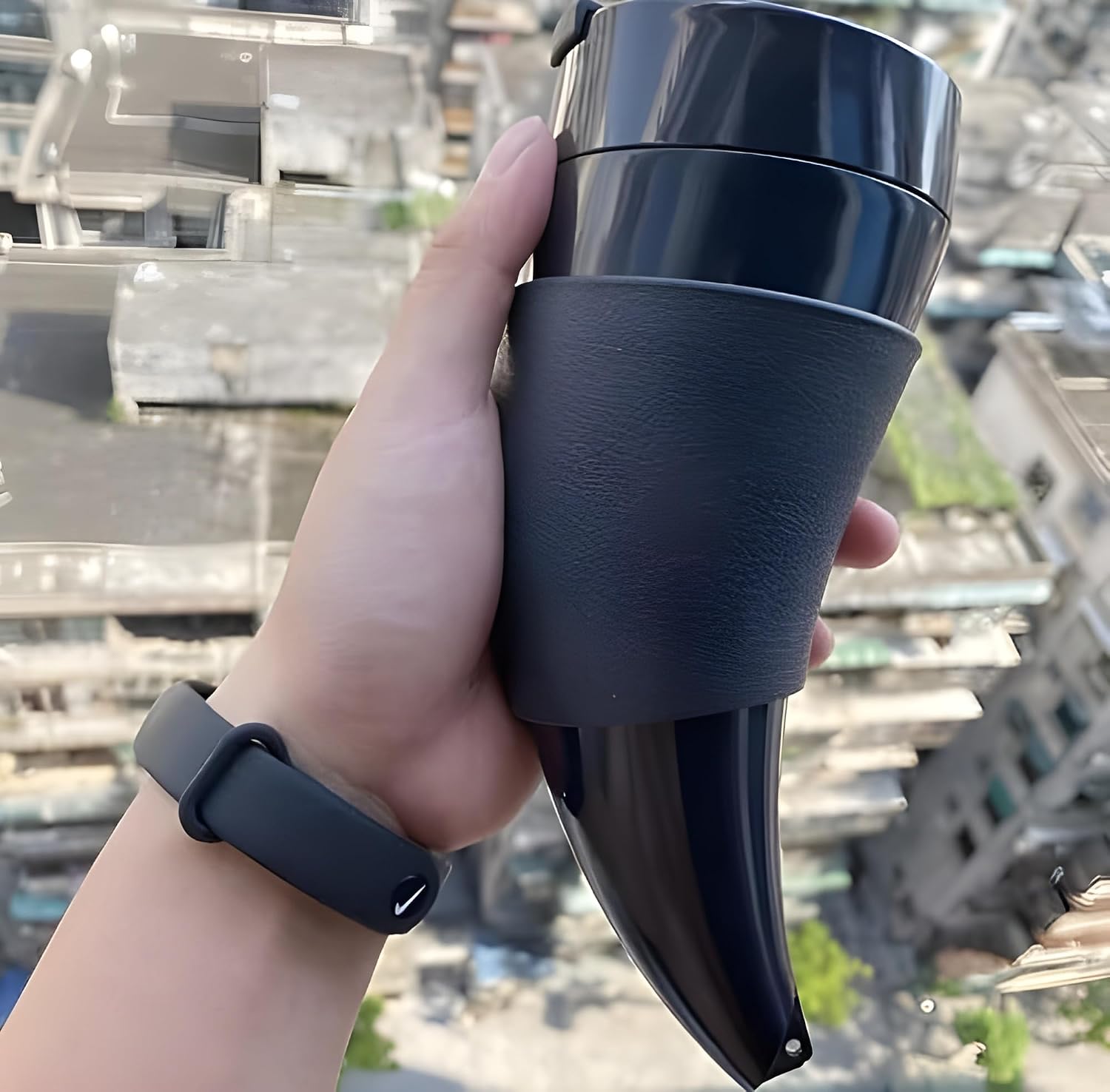 The loud cuploud cup tumbler hornloud cupNew 230ml goat horn cup black