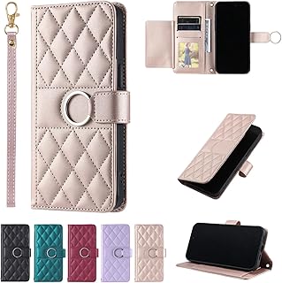 iPhone 16 ケース 手帳型 人気 iPhone 16 カバー 手帳 アイフォン16 スマホケース ケース手帳型 リングマグネットクラスプ付き iphone16 スマホケース レザー 耐衝撃 耐摩擦 全面保護 iPhone 16 6.1インチ 手帳ケース 複数のカードポケット収納 スタンド機能 手触りが良い 上質 -ピンク