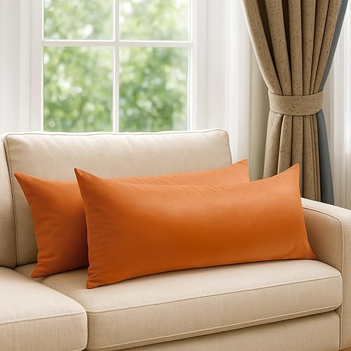 Vista 184 de Thmyo Paquete de 2 fundas de almohada cuadradas decorativas de algodón, fundas de almohada de sublimación en blanco, fundas de cojín blancas