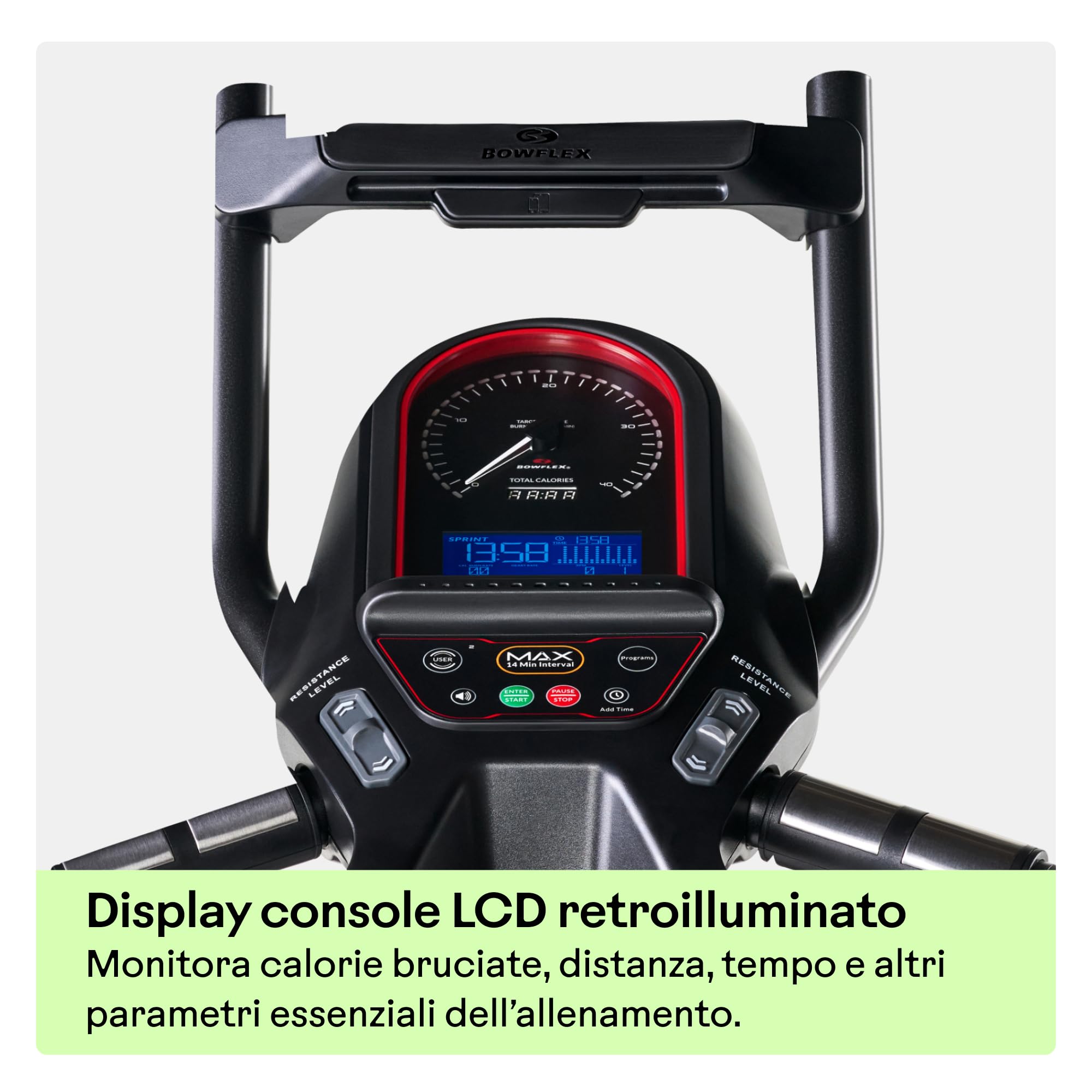 Bowflex Max Trainer M6 – Ellittica Compatta Professionale Silenziosa per Casa – Allenamento HIIT Total Body in 15 Minuti