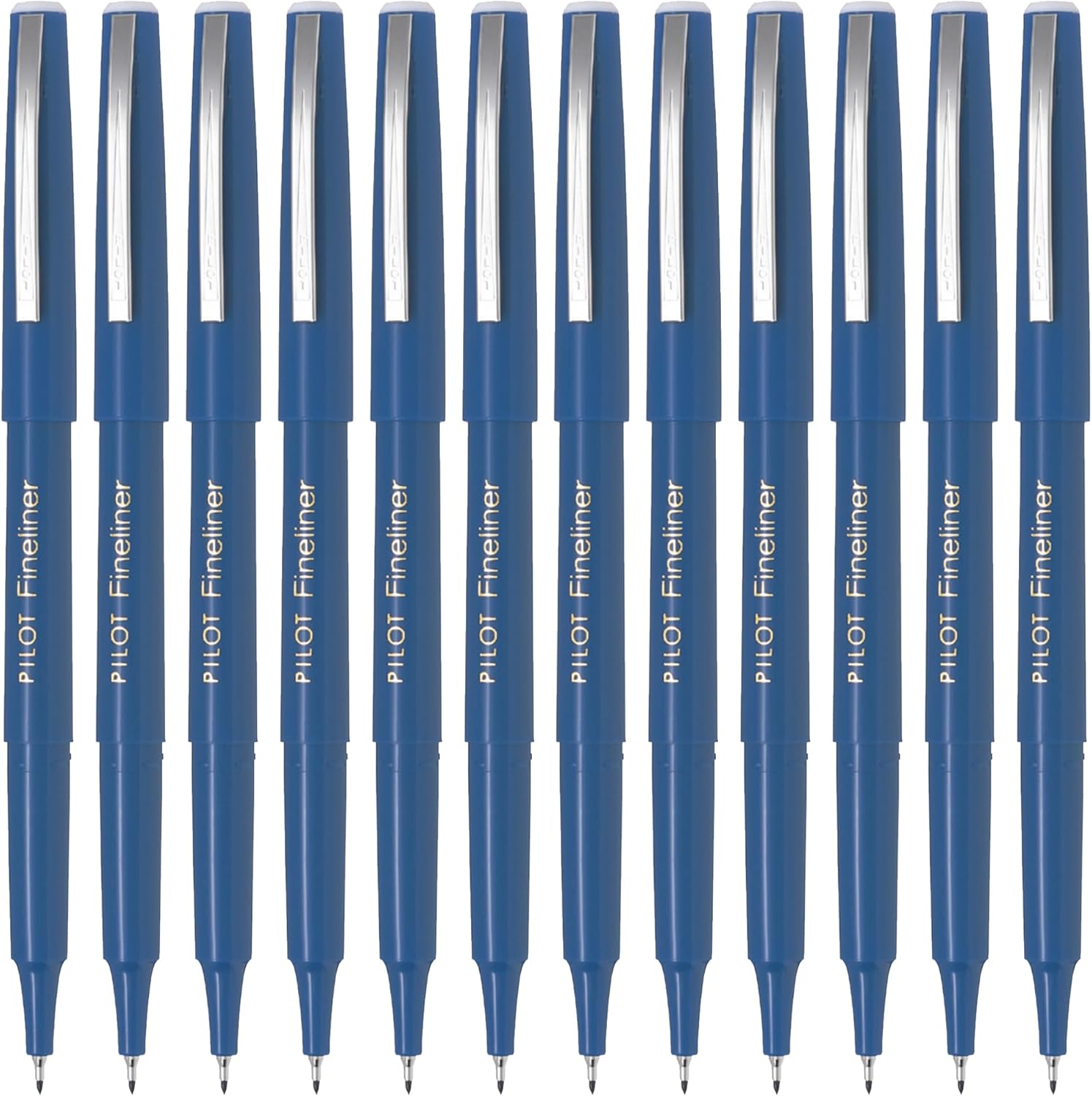 Pilot Fineliner 1.2 mm Tip - Blue, Box of 12