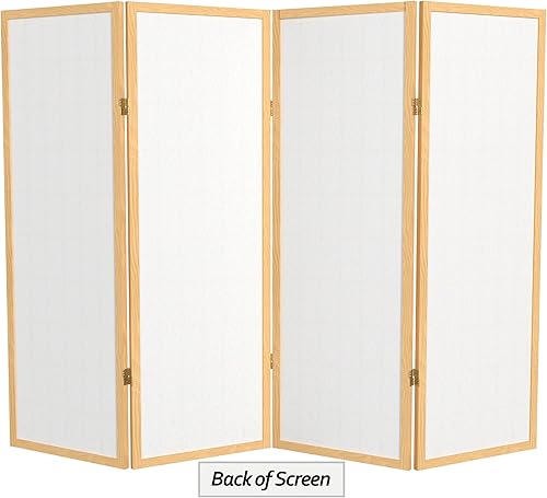 Miniatura 104 de Pantalla Shoji para ventana corta de 4 pies - Natural - 6 paneles Natural,Negro -,Rosewood,Nuez,Miel,Blanco,https://www.amazon.com/dp/undefined