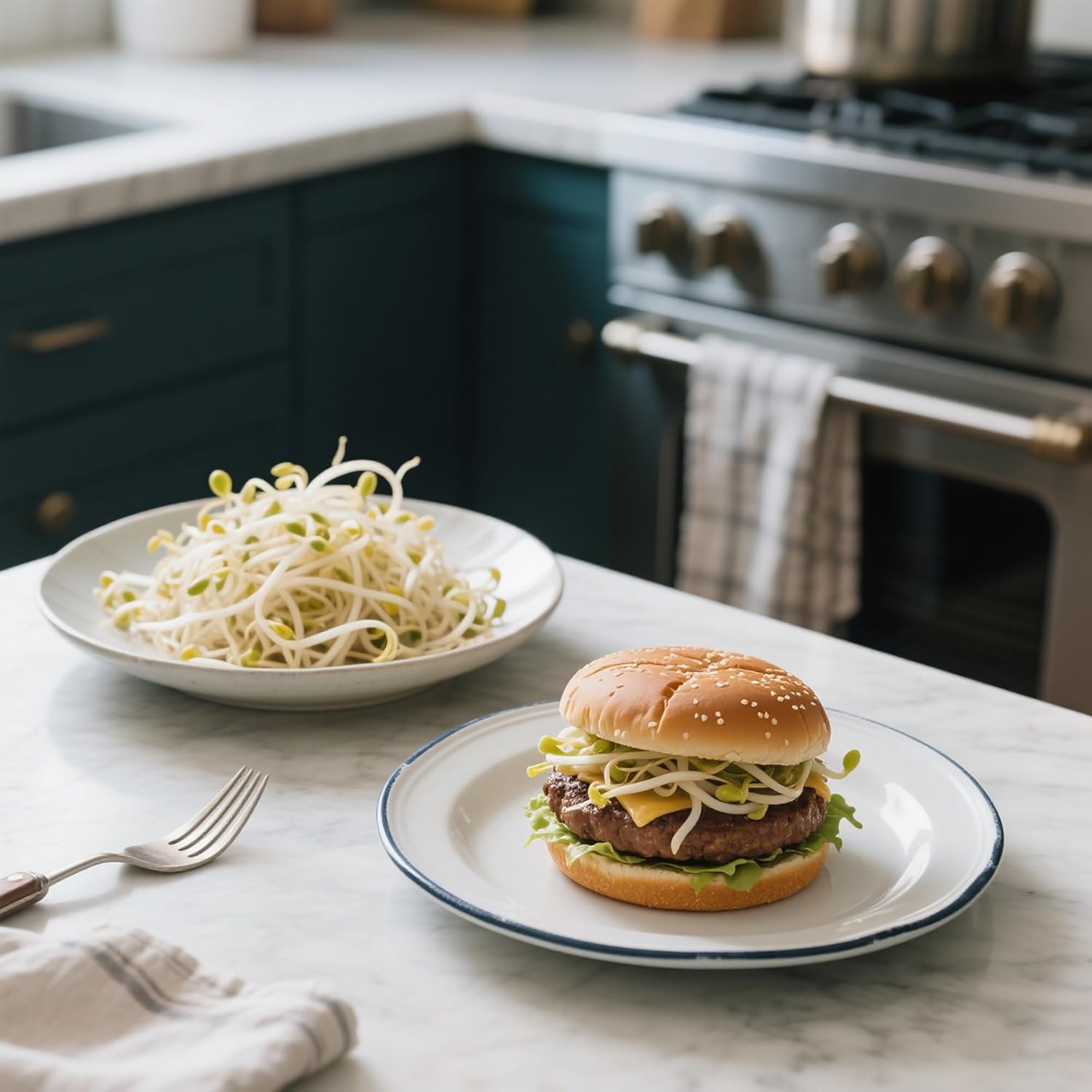 Lulonpon Sprouting Lids Growing Kit, Screen Sprout Lids with Stand, Sprouting jar kit for Sprouting, Sprouting Bean Seeds, Sprouting Kit - Image 4