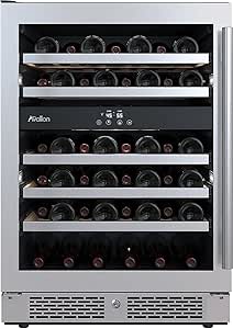 Avallon AWC242DZLH 24 Inch Wide 45 Bottle Capacity Dual Zone Wine Cooler with Left Swing Door