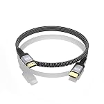 Soonsoonic 4K HDMI Cable 6Ft | 18Gbps Ultra High Speed HDMI 2.0 Cable & 4K@60Hz HDR ARC HDCP2.2 18Gbps Ethernet-Braided HDMI Cord | for UHD TV Monitor Laptop Xbox PS4/PS5 ect (1.8m)