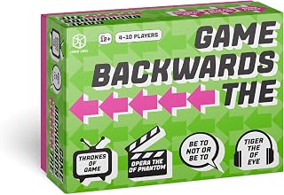 Format Games | The Backwards Game | Party Game | Ages 12+ | 4-10 Players | 45+ Minutes Playing Time