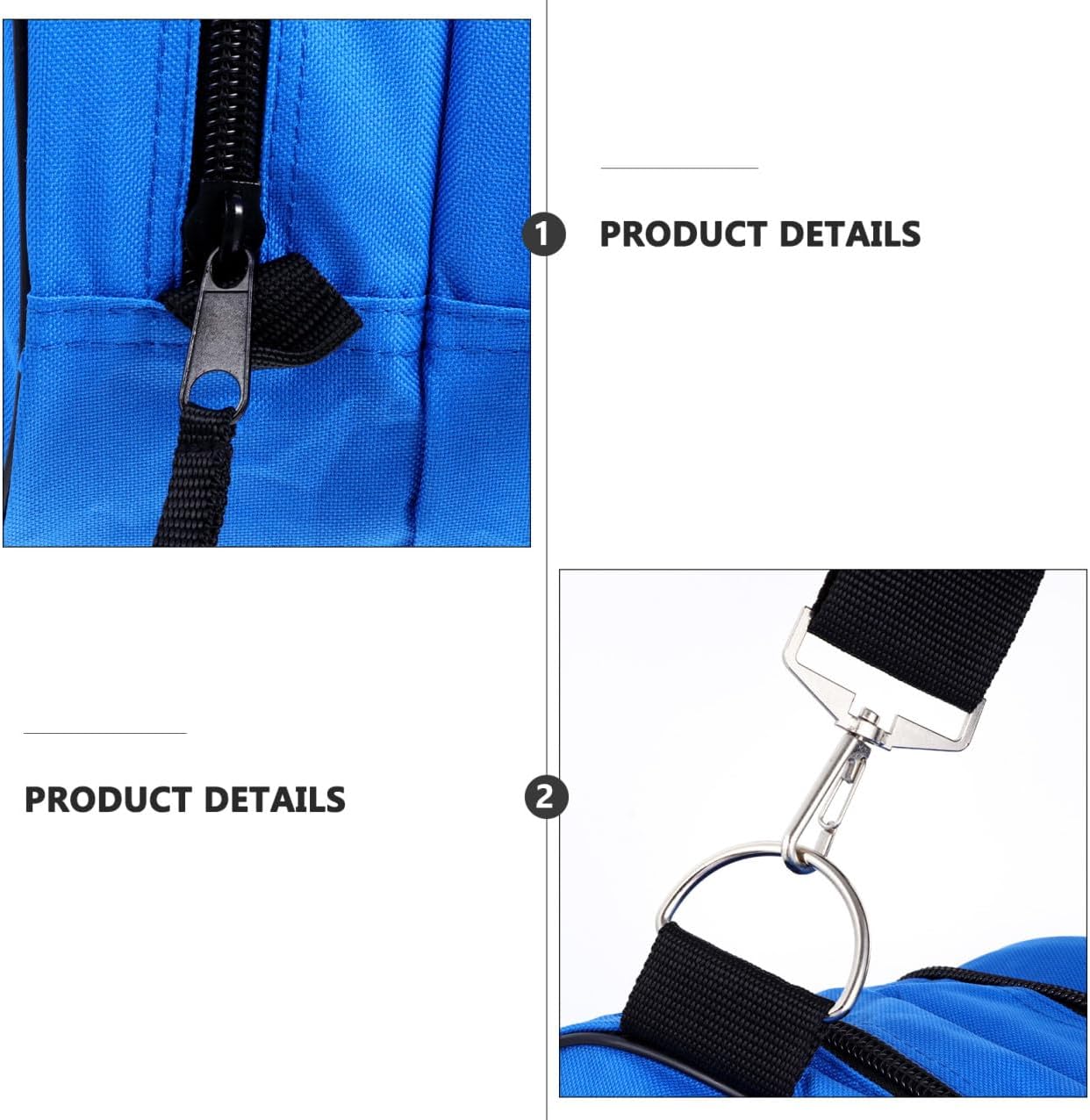 Roller Skates Storage Pouch Ice Skate Bag Portable Carrying Case Stain-resistant Black Design