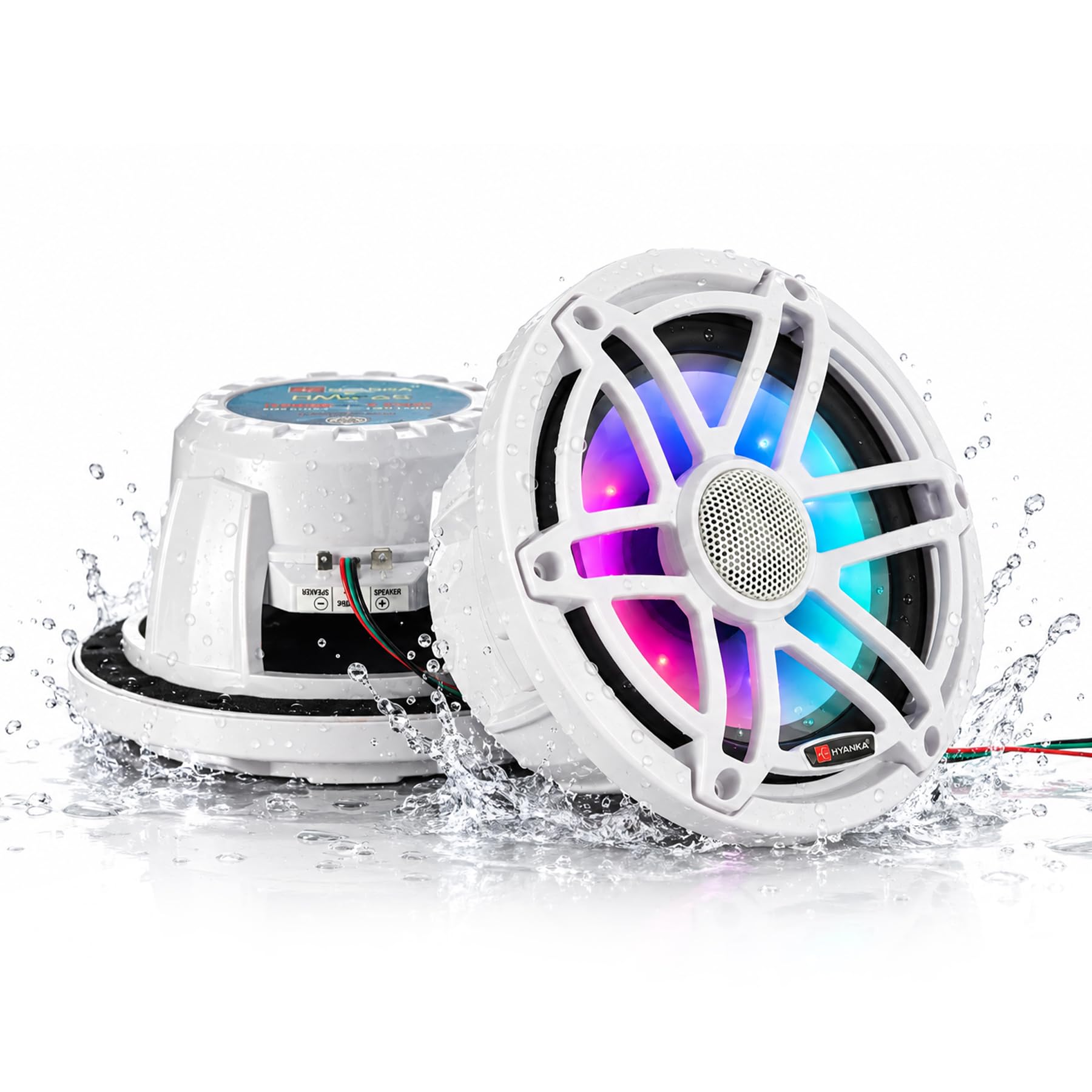 Amazon.com: H YANKA HMS-65 6.5 Inch Marine Speakers, Waterproof