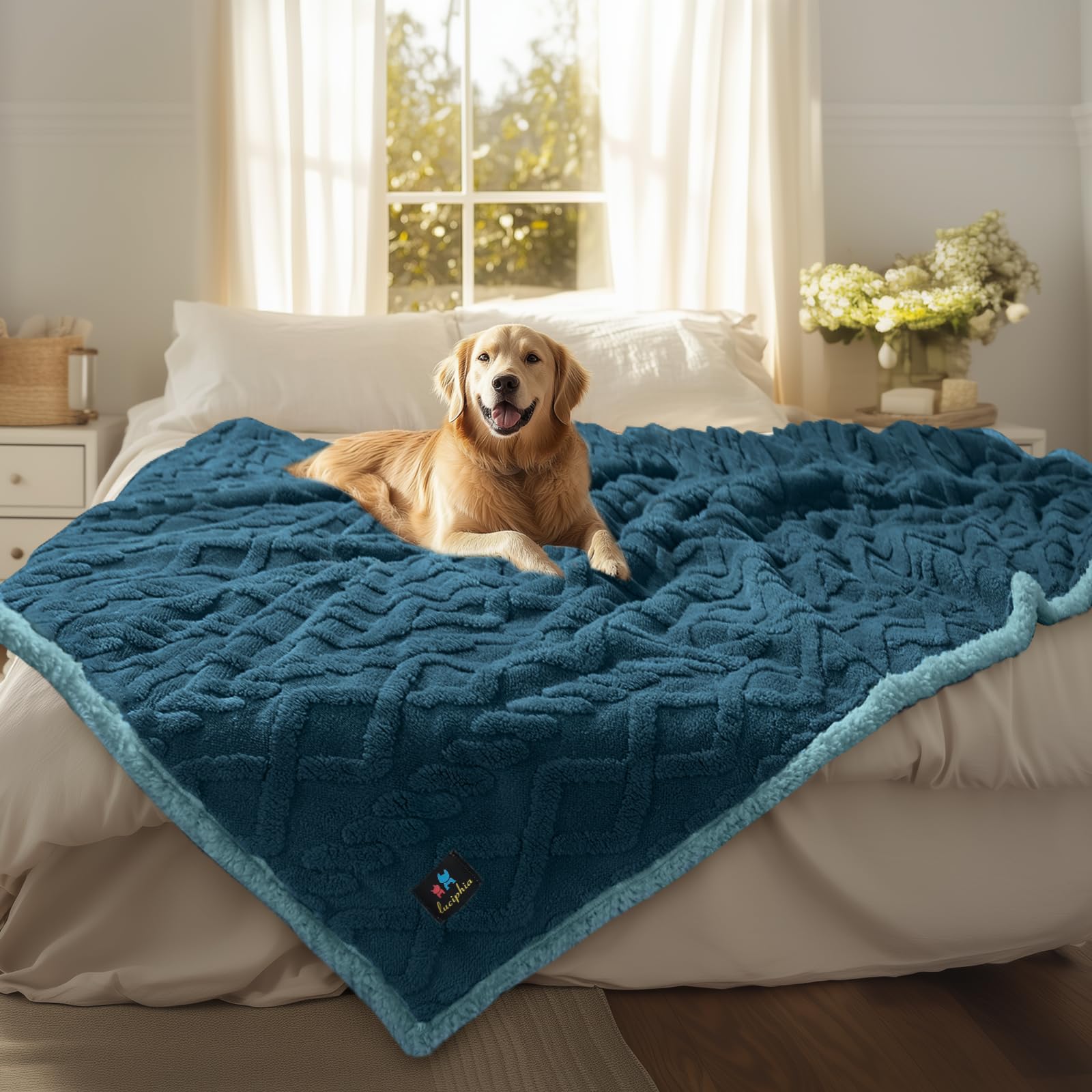 Luciphia Waterproof Blanket for Twin Bed Reversible Fleece Couch Cover โ image 1