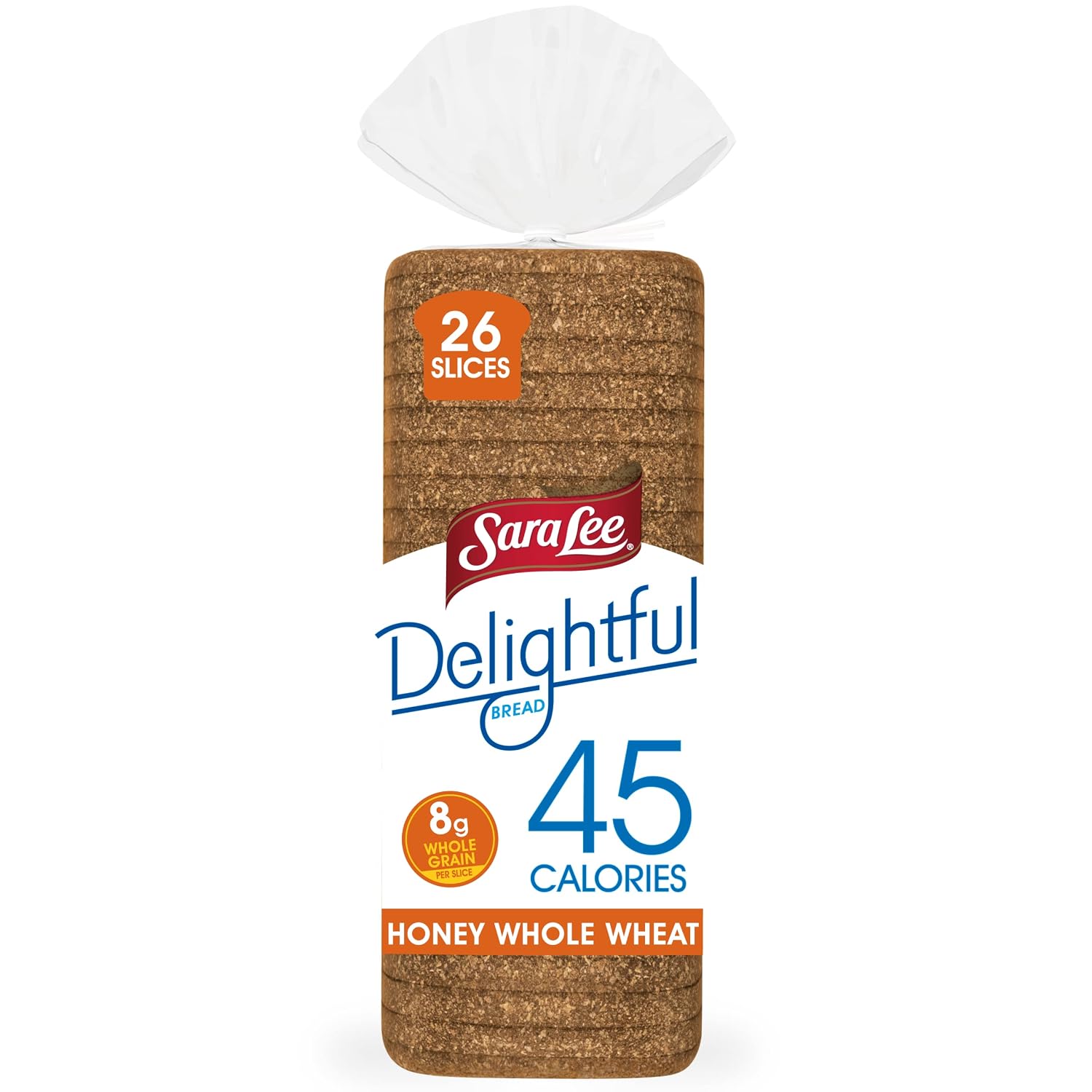 Sara Lee Delightful Honey Whole Wheat Sandwich Bread, 20 Oz Loaf Of Wheat Bread Made With Whole Grain