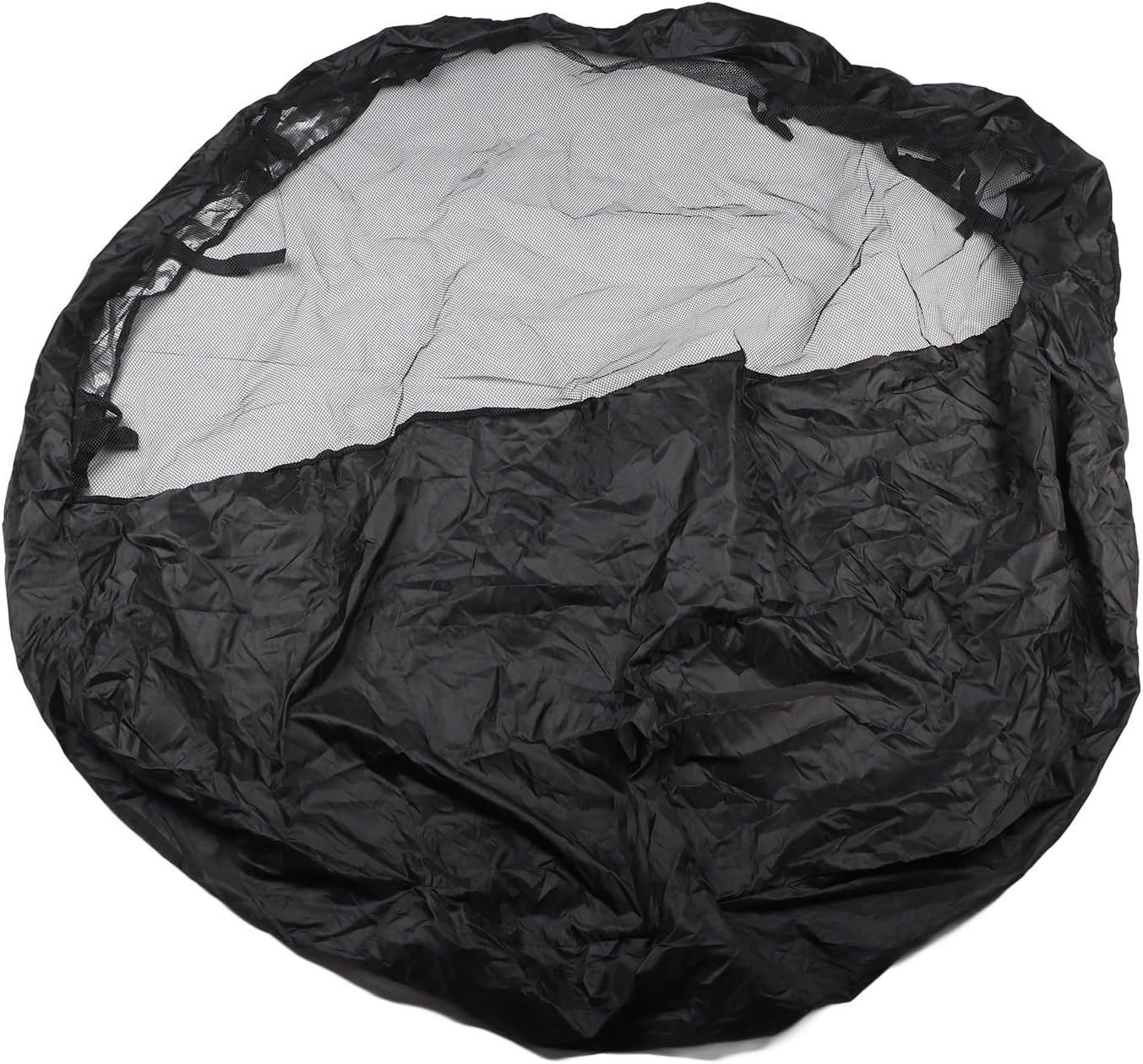 8 Panel Rectangle Dog Playpen Cover, Mesh Top Cover for Pet Cage Kennel, Breathable Polyester Security Protector with Visual Window for Indoor Outdoor Use