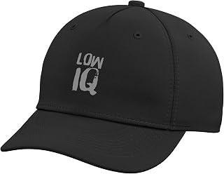 Funny Humor Text Funny for Not Smart People I Have A Low IQ Adjustable Baseball Hat