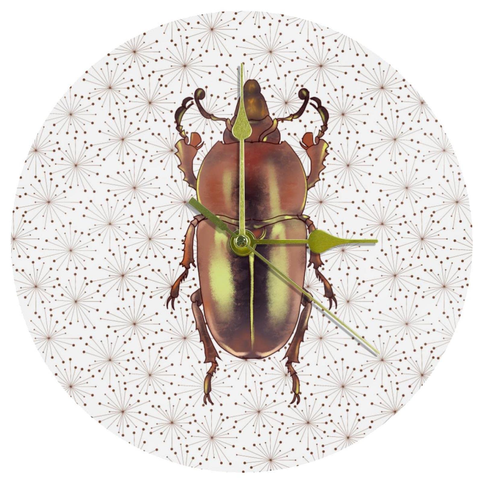 Horloge coccinelle silencieuse de 24 cm pour une deco de chambre d enfant sans aucun bruit