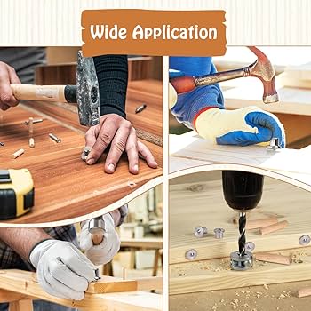 99 Pcs Woodworking Dowel Pin Set, Including 24 Pcs Dowel Centering Pins in  6/8/10/12 mm and 75 Pcs Wood Dowel Pins in 6/8/10 mm, Premium Dowel and  Tenon Center Transfer Plugs Doweling