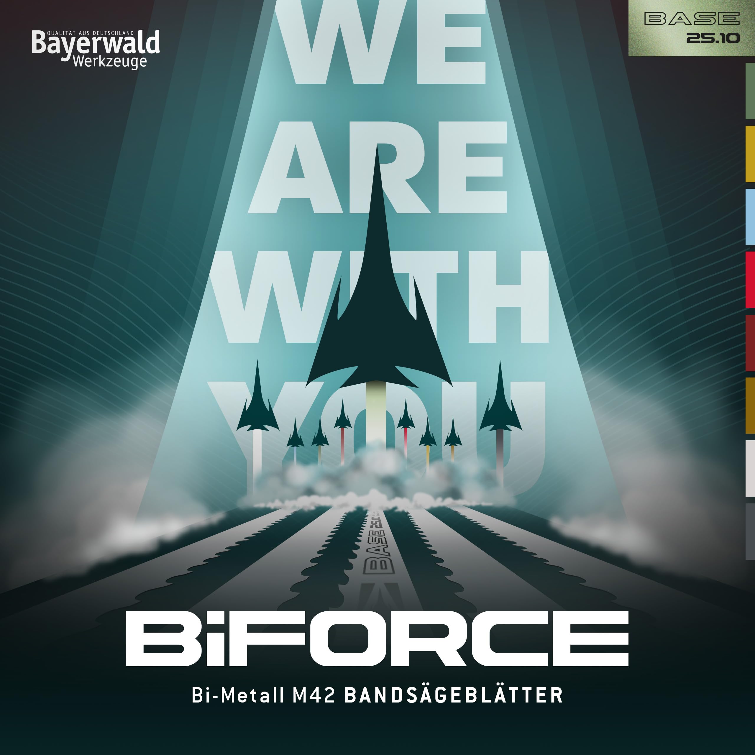 Bayerwald - Lama per sega a nastro per metallo, 2240 x 13 x 0,65 x 14 ZpZ, M42, in acciaio e metalli non ferrosi