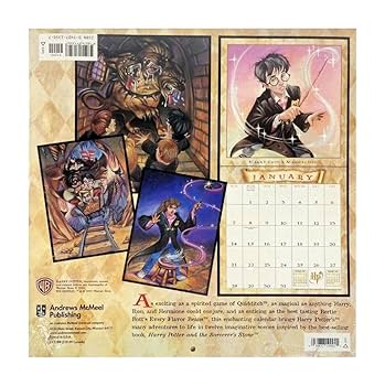 Amazon.com: Harry Potter 2001 Calendar With Sixteen Free