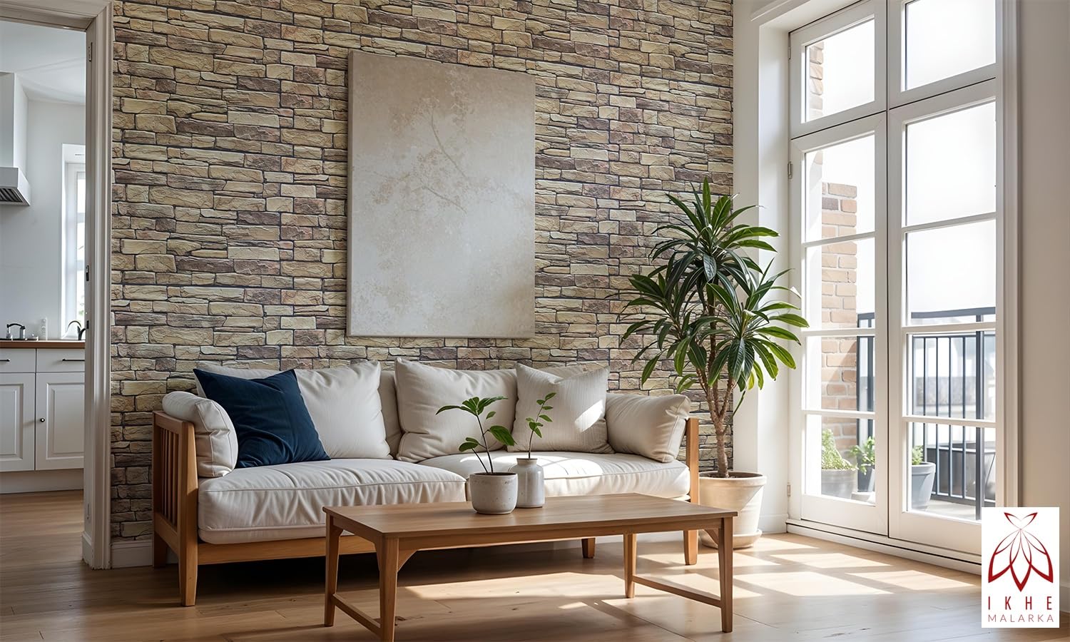 EURODECO | Panneaux muraux Décoratifs 3D 4 m² aspect pierre, 10 pièces, panneaux muraux, revêtement mural, panneaux de plafond, revêtement PVC, carrelage imitation tatouage mural
