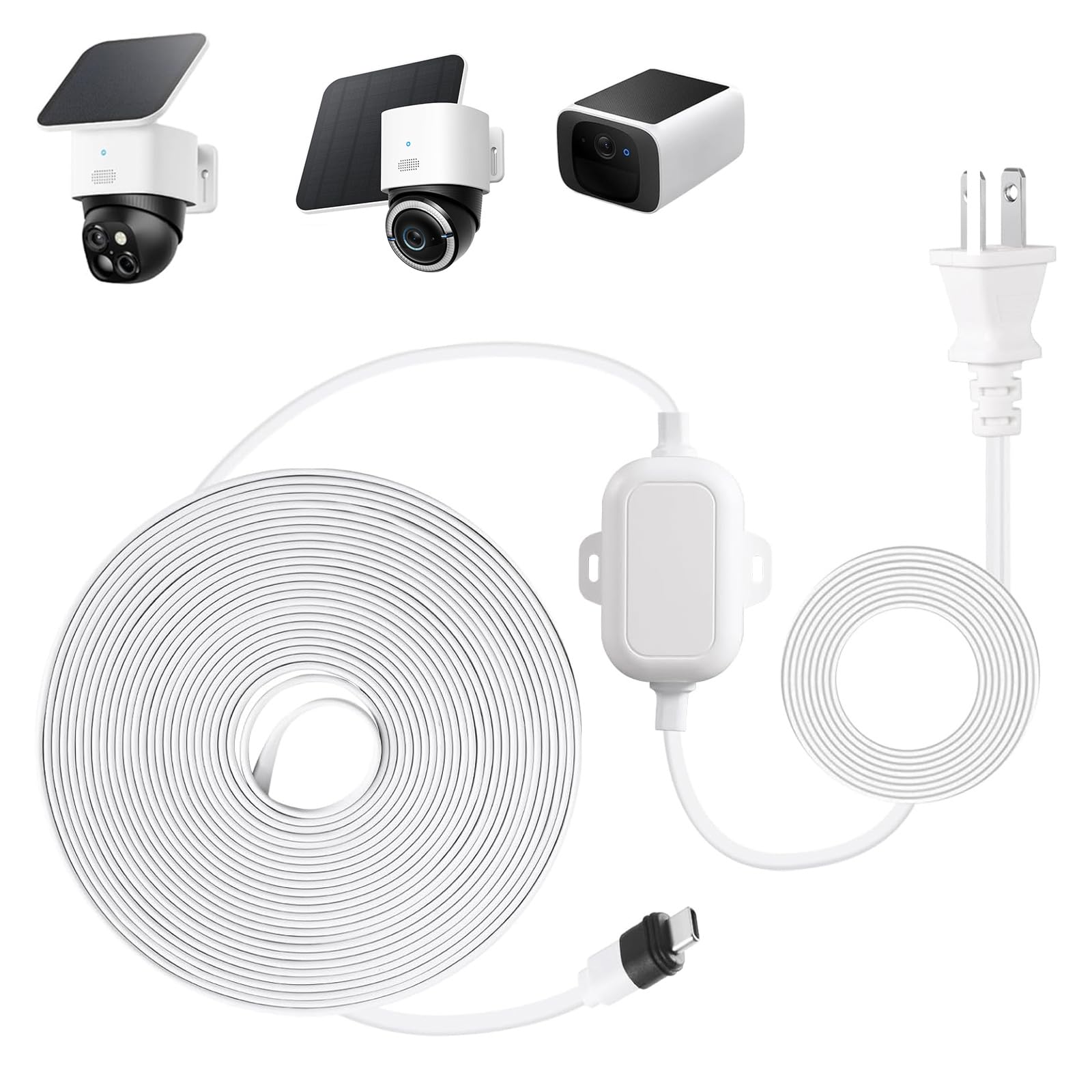 Amazon.com: 30FT Power Adapter Designed for eufy Security SoloCam Amazon.com: 30FT Power Adapter Designed for eufy Security SoloCam