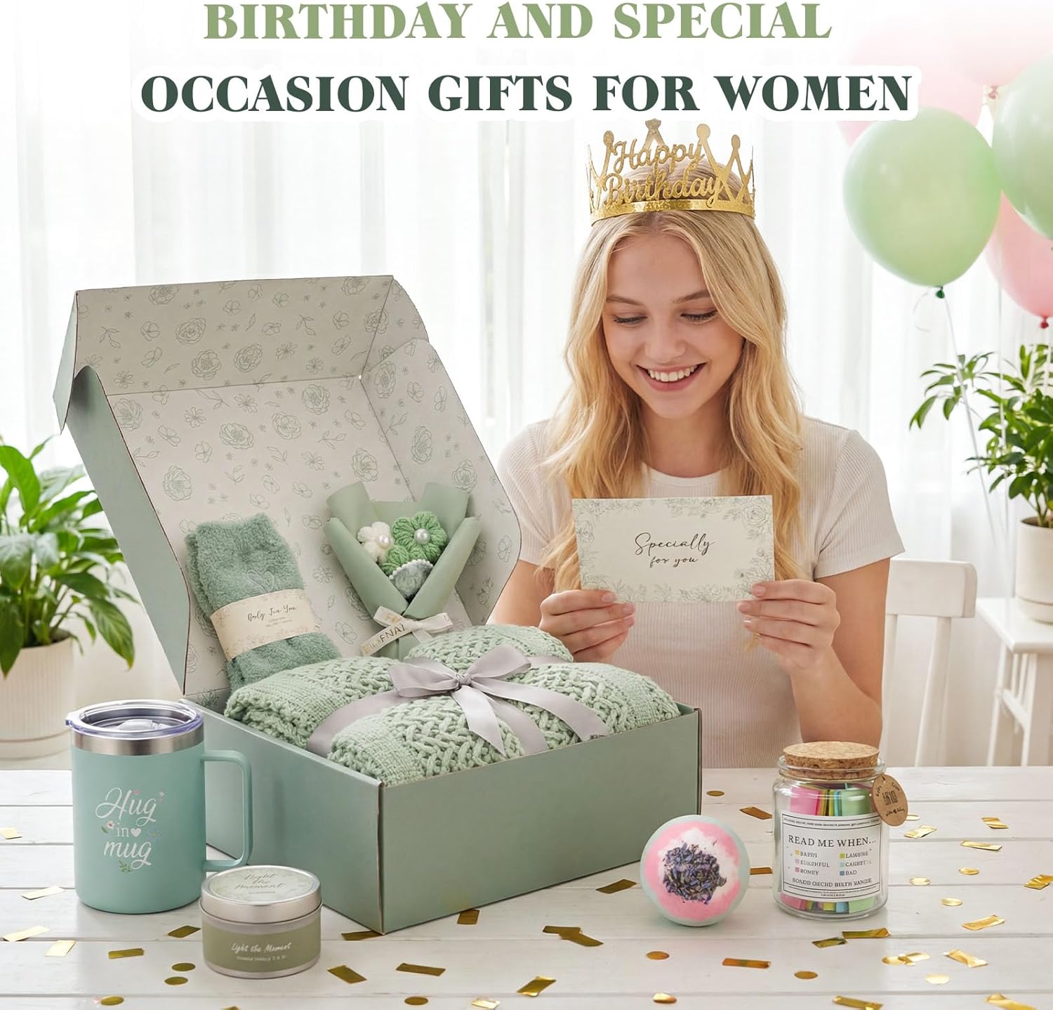 Get Well Soon Gifts for Women Get Well Gift Baskets for Women Self Care Package After Surgery Recovery Sympathy Gift Box Feel Better Encouragement for Mom Friend Teacher Coworker
