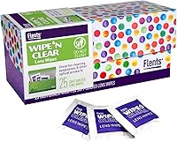 Vista 3 de Kit de Limpieza de Lentes Wipe'N Clear de Flents, Spray con 50 Toallitas, (2 Paquetes de 25 Toallitas)