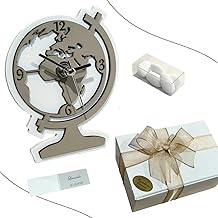 Mi Piace. Party Favor Clock Globe - Perfect for All Types of Ceremonies. Includes: Clock, Box, Card, Confetti and Ribbon. All Inclusive As in the Picture