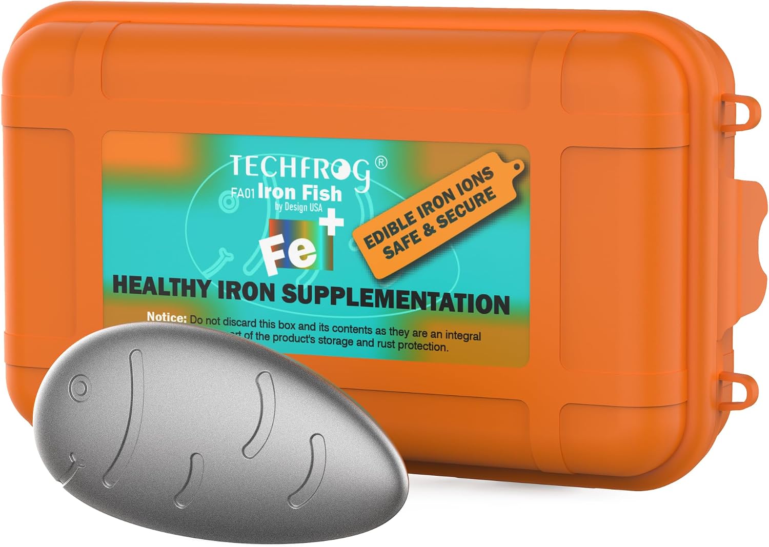 Iron Fish for Cooking – Food-Grade Cast Iron Ingot for Natural Fortification – Gentle & Non-Constipating Anemia Relief Tool – Safe for Pregnancy, Vegans & Athletes – Lasts 5 Years