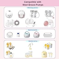 Vista 3 de Inserto de brida de 15/0.669 in, 8 unidades compatibles con brida de 0.945 in/escudo de la mayoría de las bombas, adecuado para bomba de leche