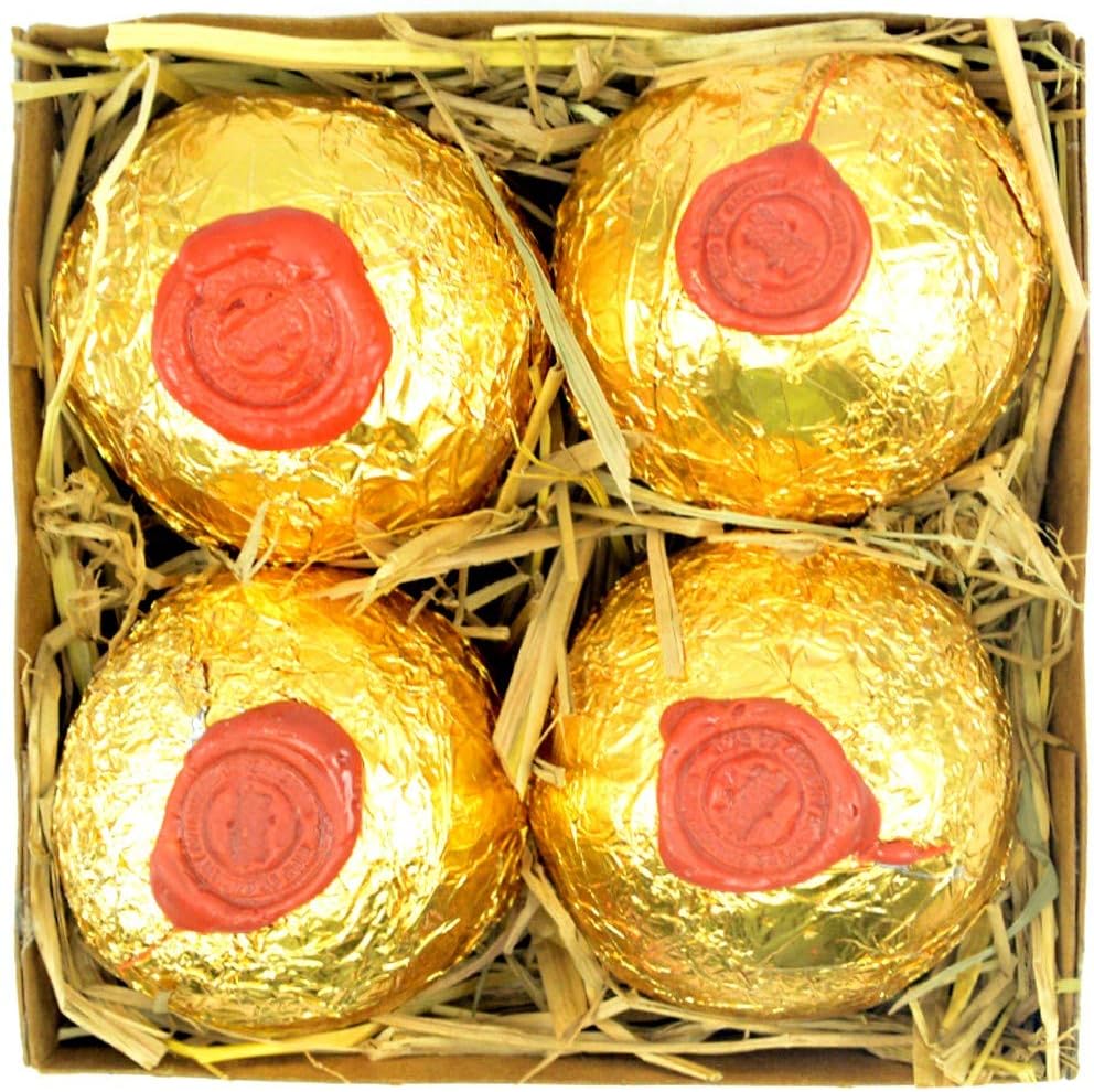 Ancient Ayurveda Exotic Luxury Soap Set of 4 Ultra Organic Soap 135 g Each, in India for A True Loving Impression Basmati , Indian Rosa, Cardamon and Chocolate Soap