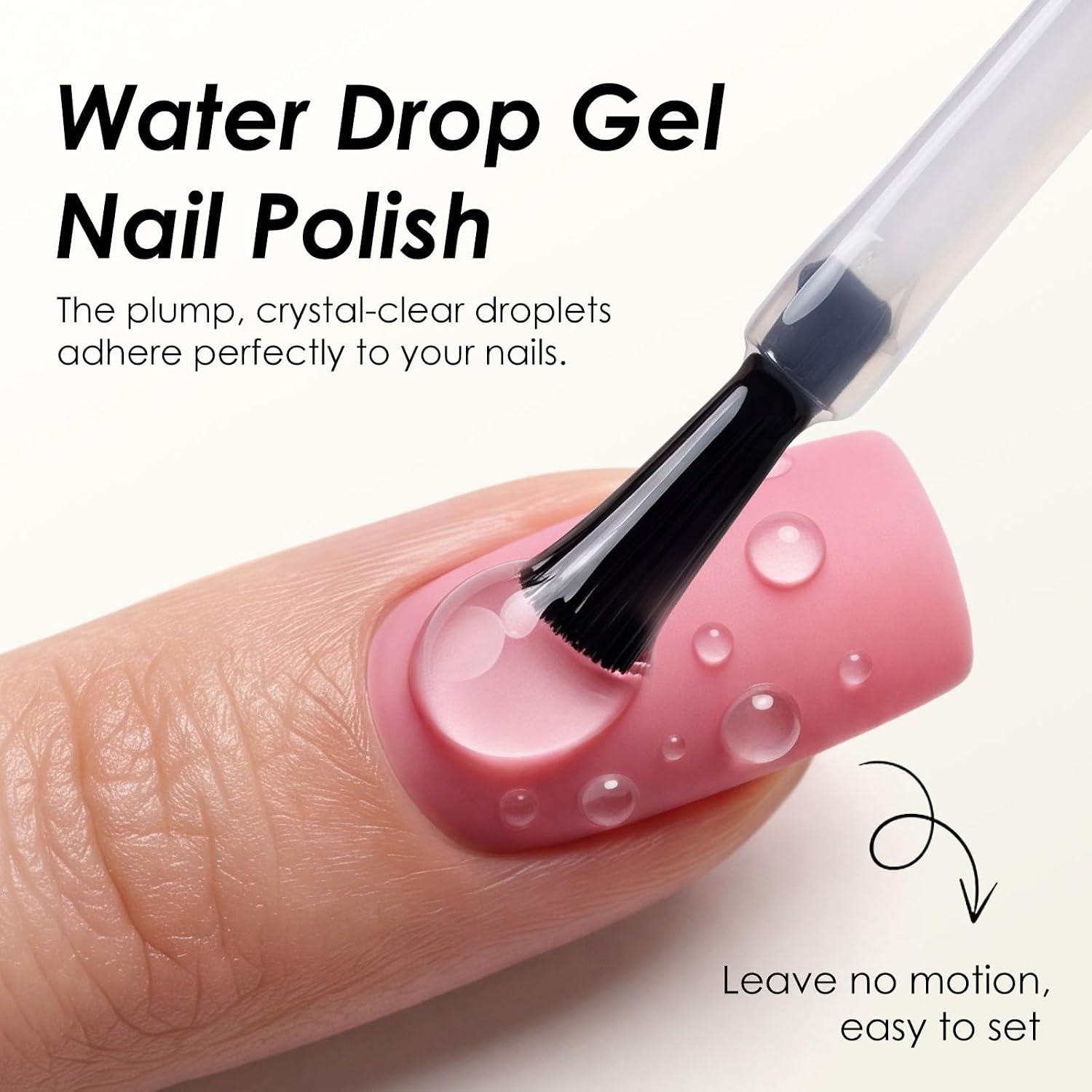 Water Drop Gel Nail Polish, 15ML Clear 3D Sculpting Gel for Nail Art, Rain Drop Water Droplet Effect for DIY Carving Nail Charms Rhinestone Glue, Soak Off UV/LED Nail Art Gel