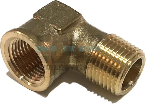 Codo de calle de latón forjado de 90 grados 12 "macho NPT X 12" hembra NPT combustibleaireaguaaceitegas WOG (cantidad 01)