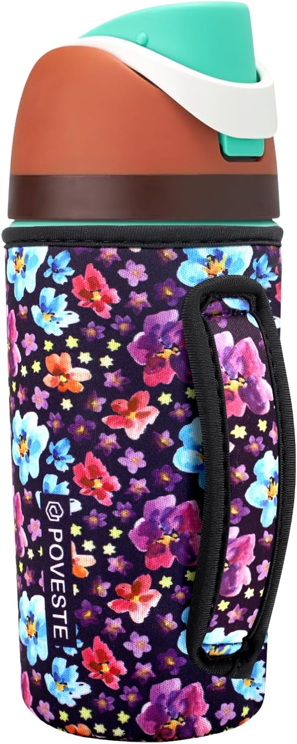 Water Bottle Sleeve with Handle for Owala Kids FreeSip 16oz