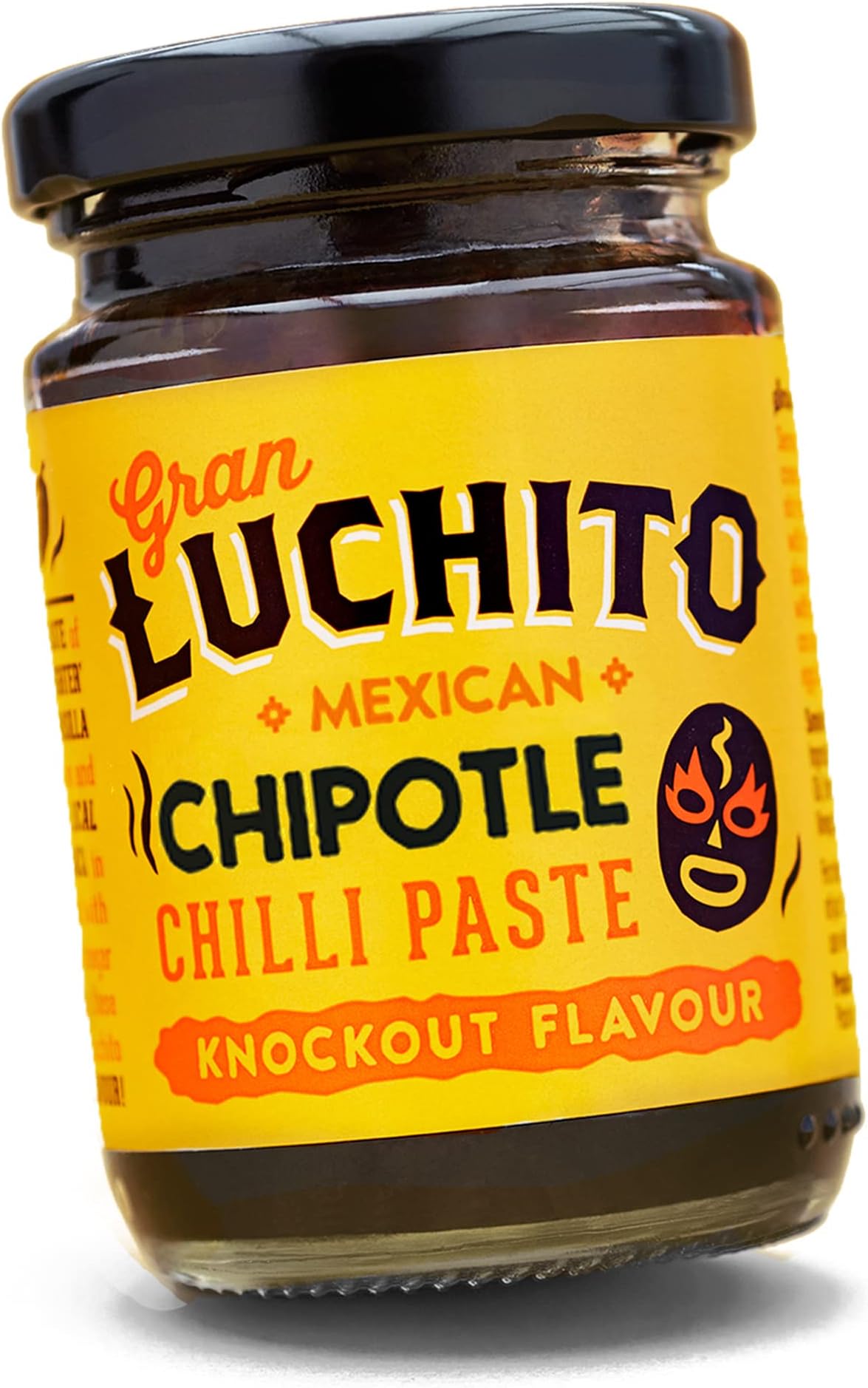 Gran Luchito Mexican Chipotle Chilli Paste 100g | Handmade in Mexico | Super Smoky Cooking Paste with A Medium to Hot Spice| Perfect for Cooking Mexican Food (Pack Of 1)