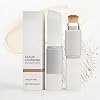 Generic 2 in 1 Colour Changing Foundation Stick, Dual Ended Color Chang Cover Cream Stick Skincare Meets Makeup for All Skin Types